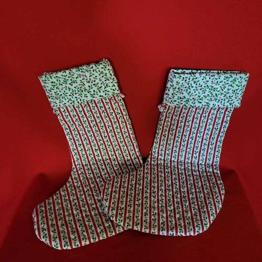Christmas Pillow and Stocking Set of 4